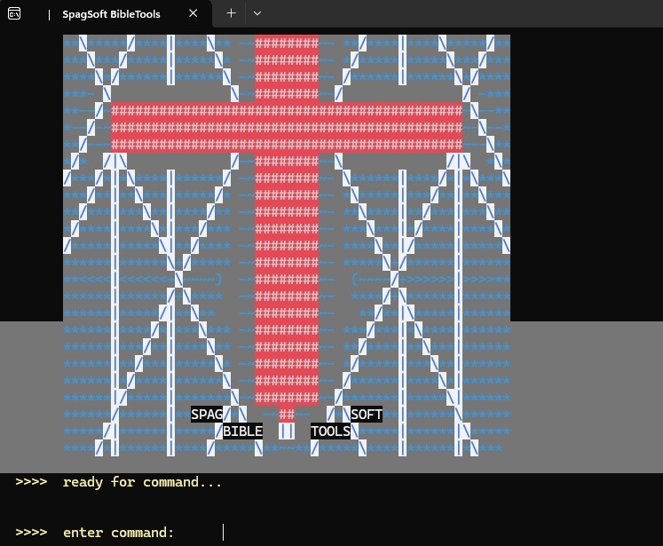 Early bibletools interface