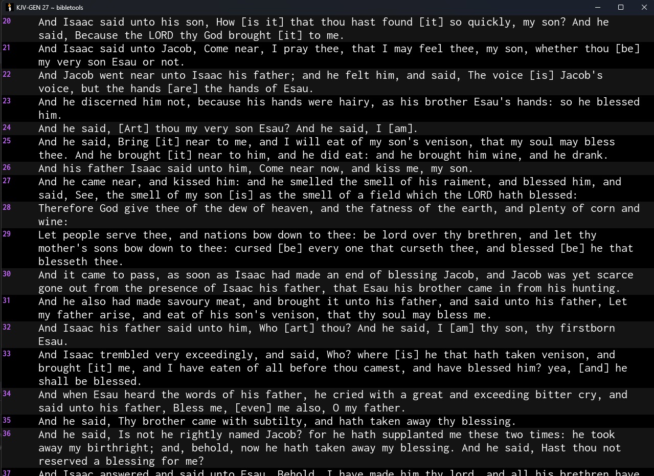 Modern bibletools interface